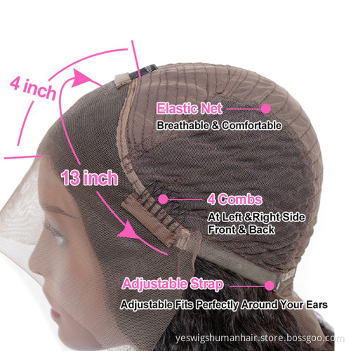 Vietnam Human Hair Wig Vendor Cheap Price Water Wave Lace Frontal Wigs Natural Hairline Pre Plucked Lace Wig Water Wave Hair